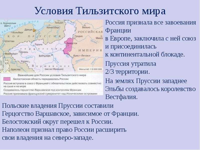 Тильзитский мир 1807 года: текст, оценки историков и современников