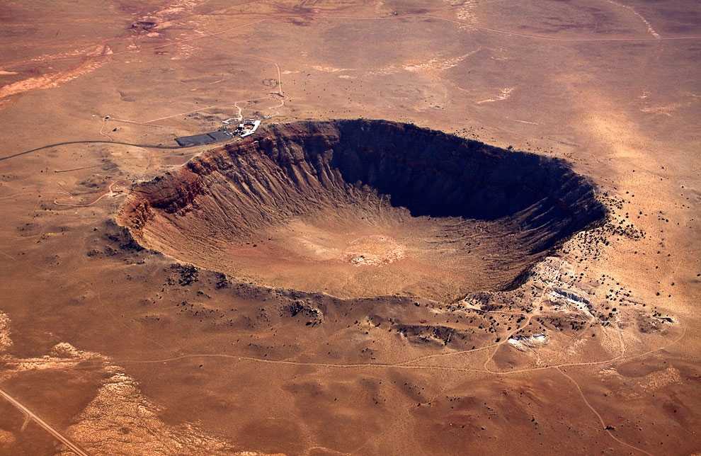 Метеоритные кратеры на земле