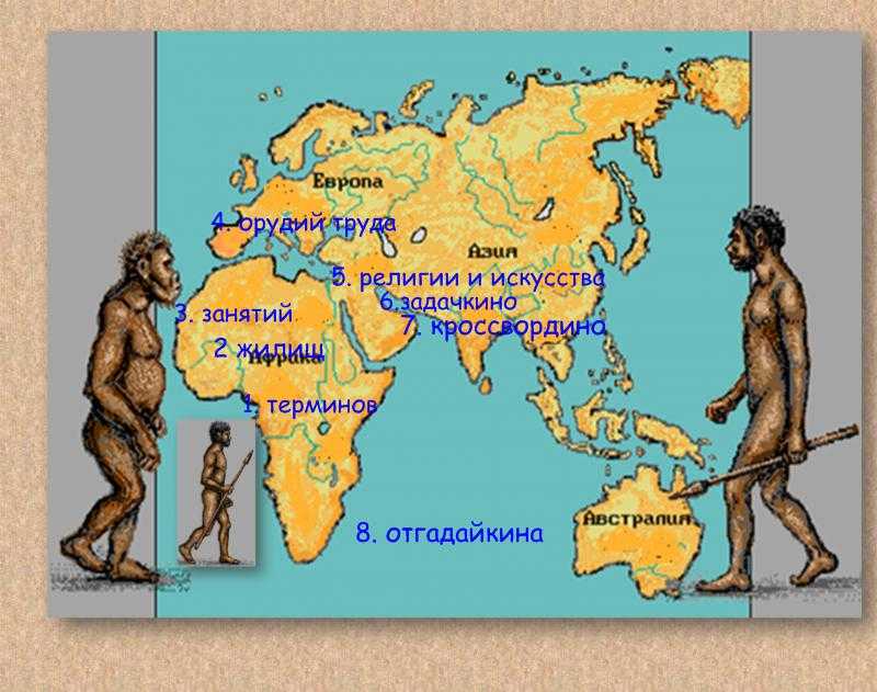 История: происхождение человека. люди эпохи палеолита