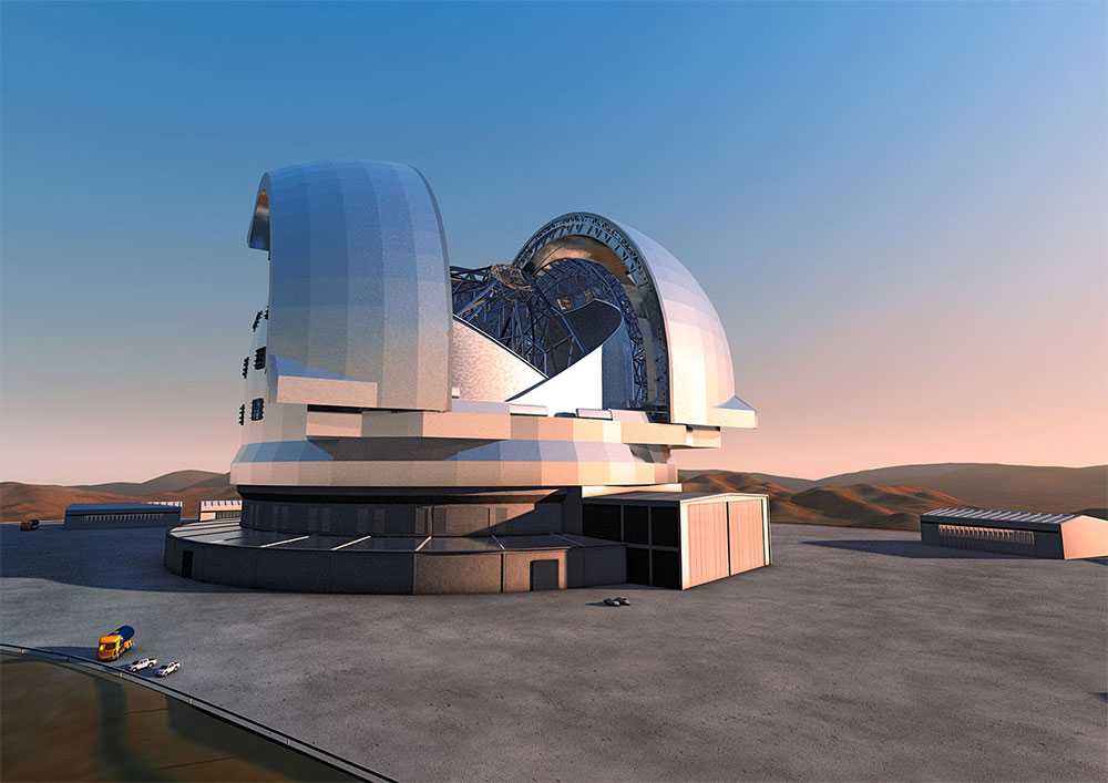 Перечень с фото самы больших телескопов на земле