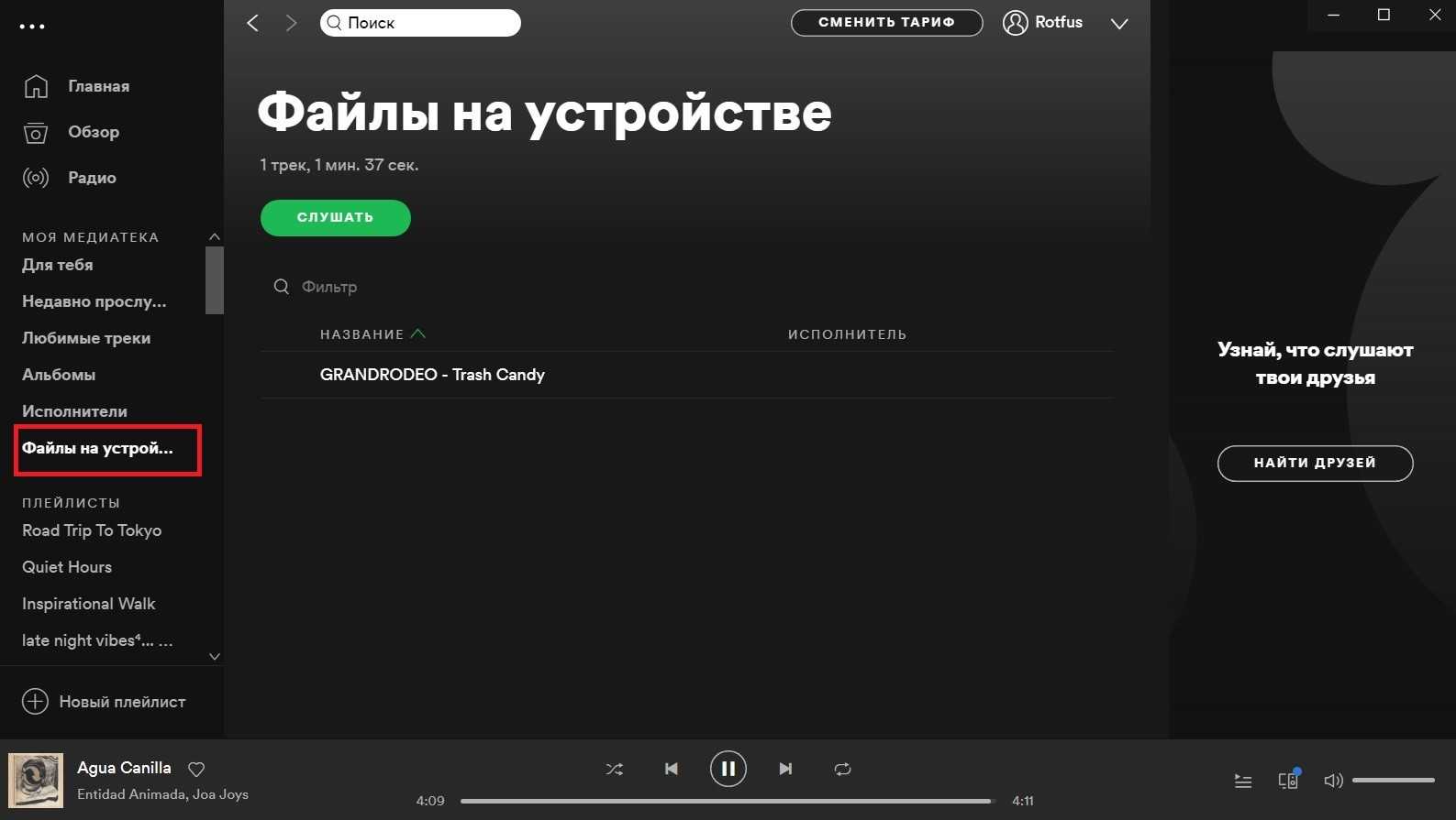 Spotify трек