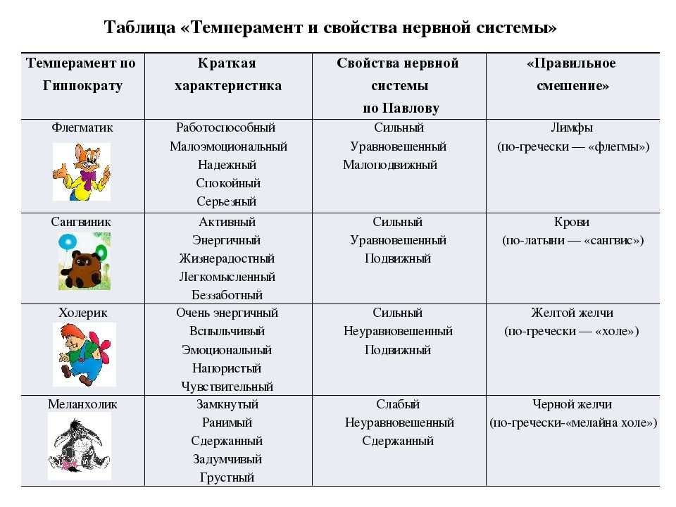 Тест айзенка на определение типа темперамента