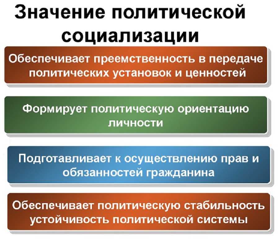 Политическая социализация сложный план