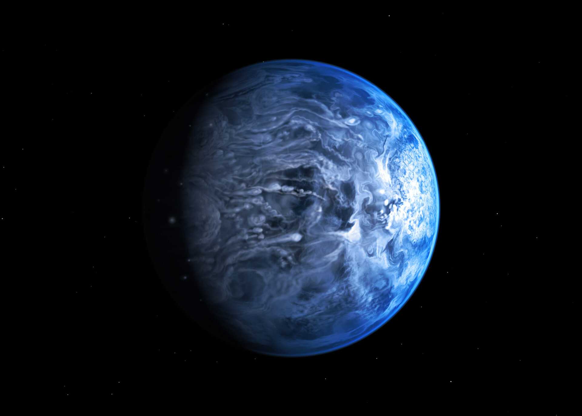 Hd 189733 a b. голубая планета и дождь из стекла