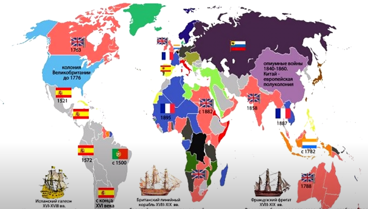 Какая страна появилась раньше. Колонии европейских стран в конце 19 века. Карта колониальных владений в 18 веке.