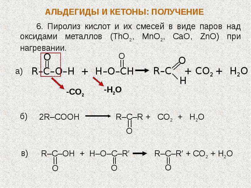 Физические и химические свойства альдегидов - учебник