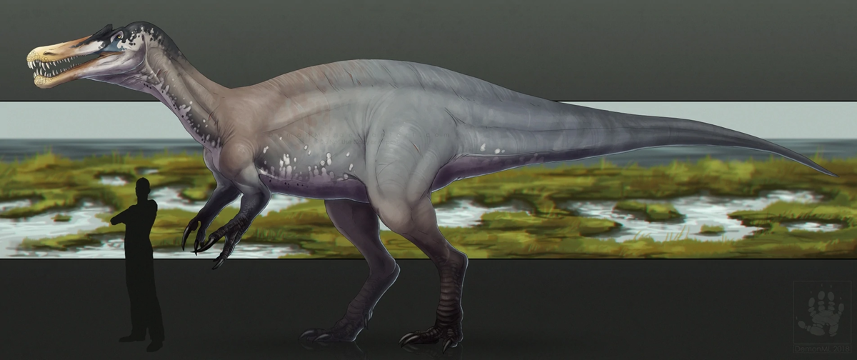 Гигантский динозавр spinosaurus aegyptiacus оказался водоплавающим