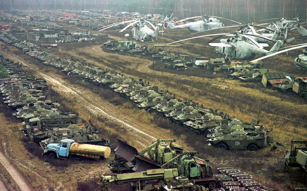 Кладбище чернобыльской техники. техника чернобыля: где она «спрятана»? авария в чернобыле